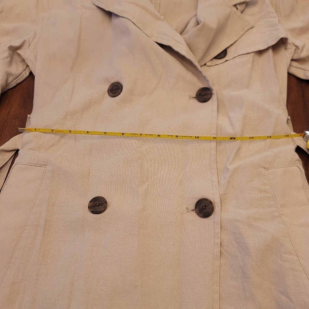 A New Day Linen Blend Spring Coat - Picture 5 of 6